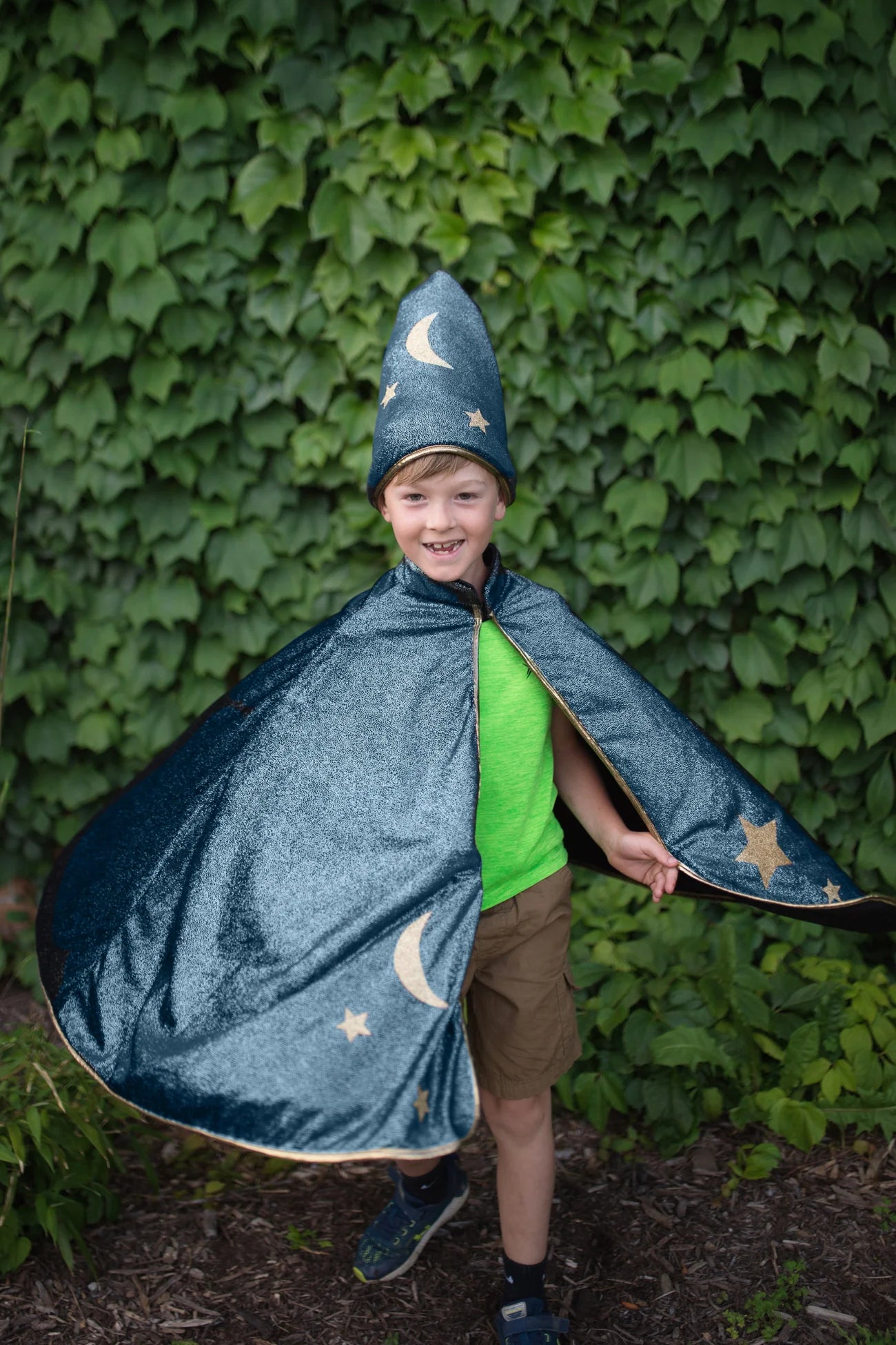 Stary Night Wizard Cape & Hat, Turquoise-5/6