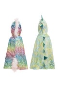 Rainbow Reversible Unicorn Dragon Cape 5/6