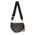 Crossbody Zipper Removal Strap Sling Bum Bag-Tan