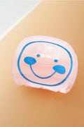 Smiley Hair Claw Clips-Pink