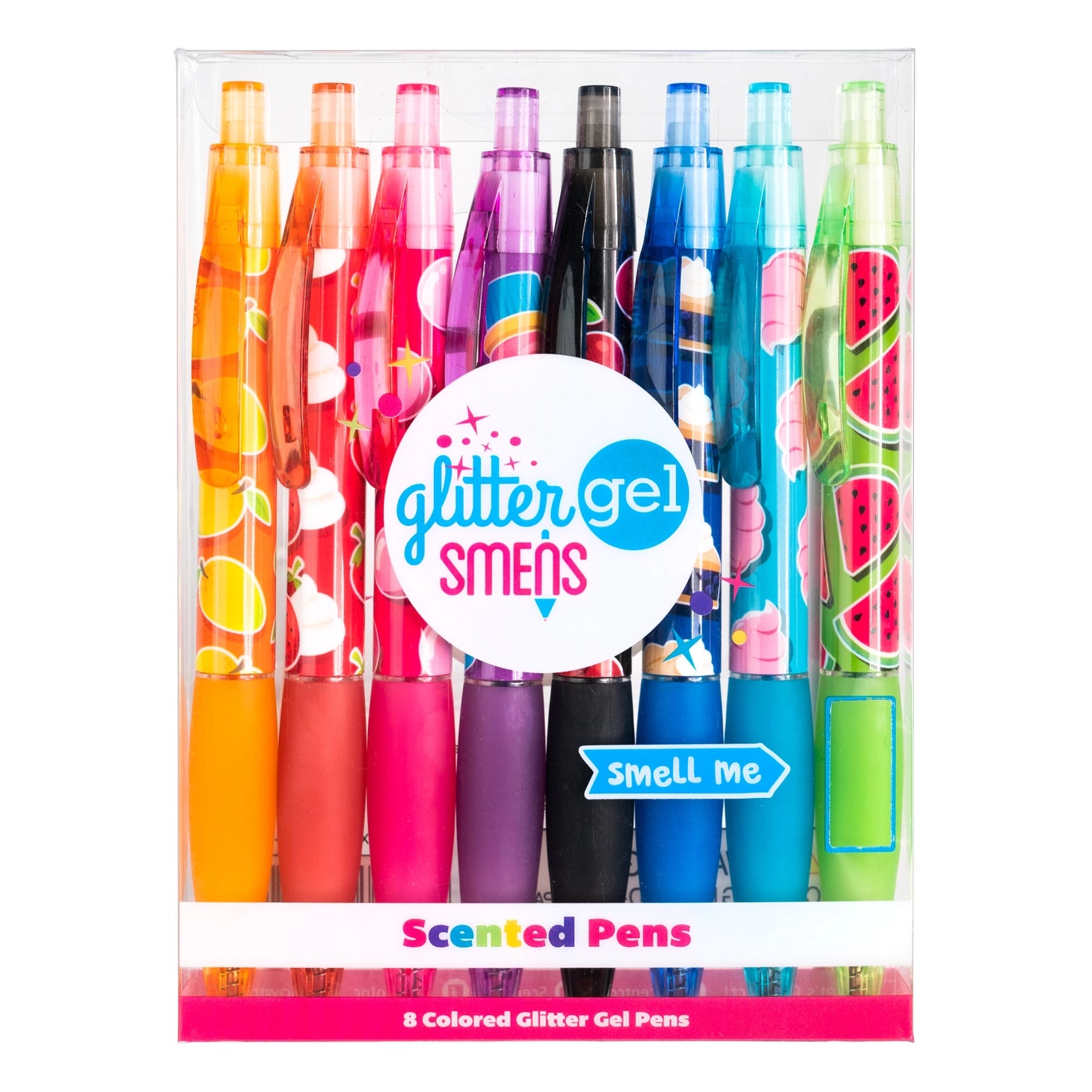 Smens - Glitter Gel - Scented Colored Gel Ink Pens