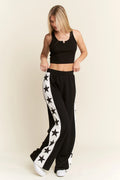 Star Striped Sweatpants-S