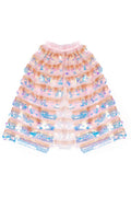 The 5th Avenue Pailette Cape, Gold/Light Pink 4/6