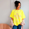 Dilly Dally Club Neon Tee-Neon Lemon-S