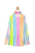 Stripy Sequins Cape-4/6