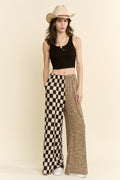 Split Decision Checker and Leopard Pants-1XL
