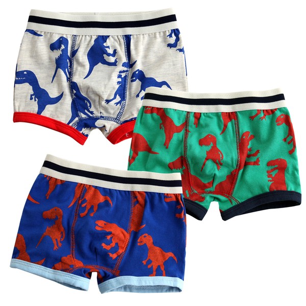 Boxer 3Pack - Tyranno/Red/XL 6-7T