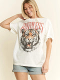 Ruthless Tiger Graphic Top-L