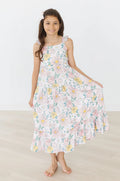 Autumn Breeze Ruffle Maxi Dress 2T