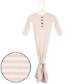 Harper Ribbed Knotted Gown - NB-3M