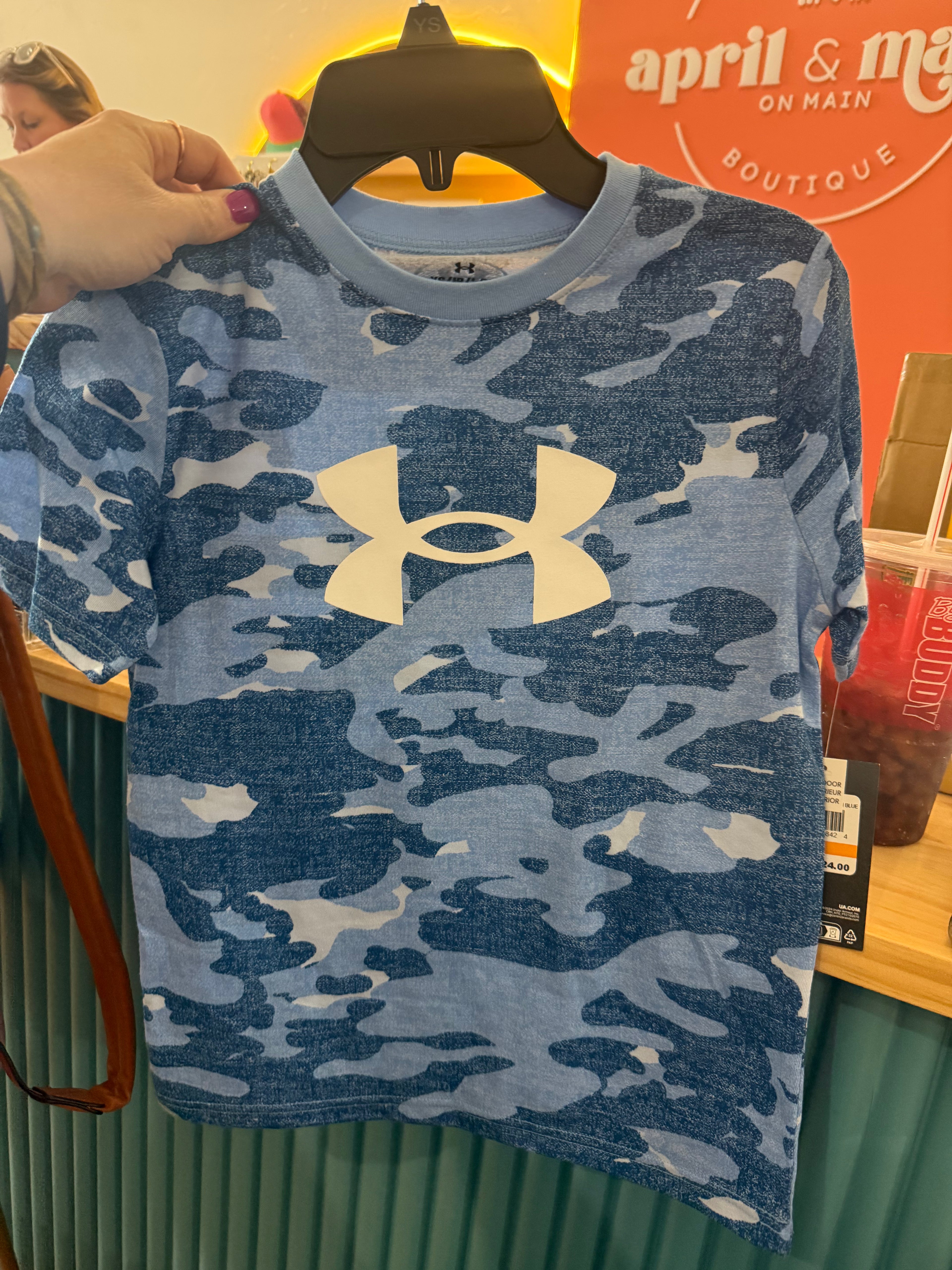 UA CAMO - HORIZON BLUE - YS