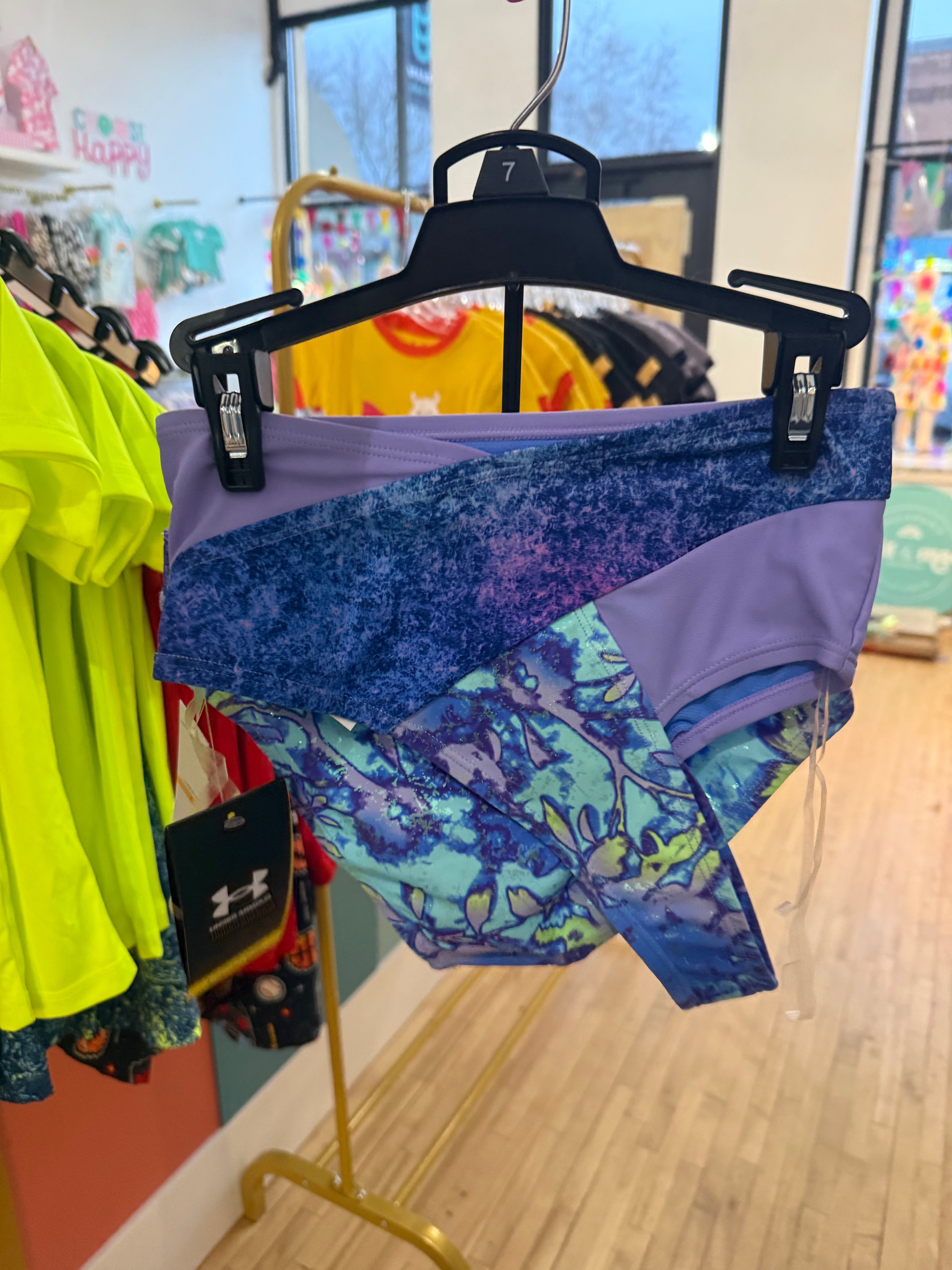 UA SWIM GIRLS - PURPLE 2 PIECE - 7