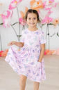 Jurassic Joy S/S Pocket Twirl Dress - 3t