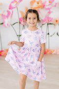 Jurassic Joy S/S Pocket Twirl Dress 4T