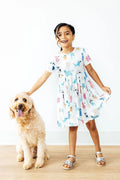 Puppy Pals S/S Pocket Twirl Dress 4T