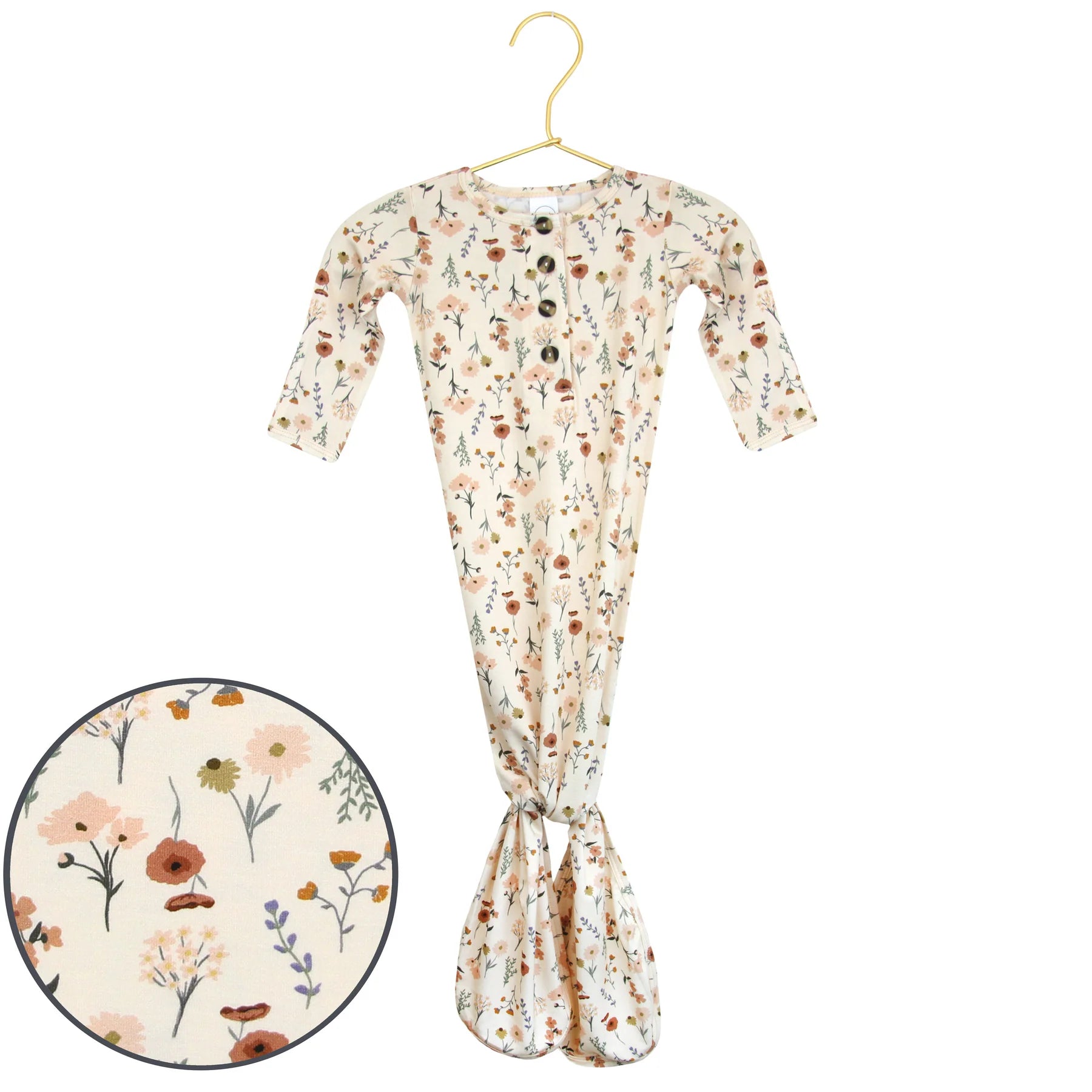 Rachel Knotted Gown - NB-3M