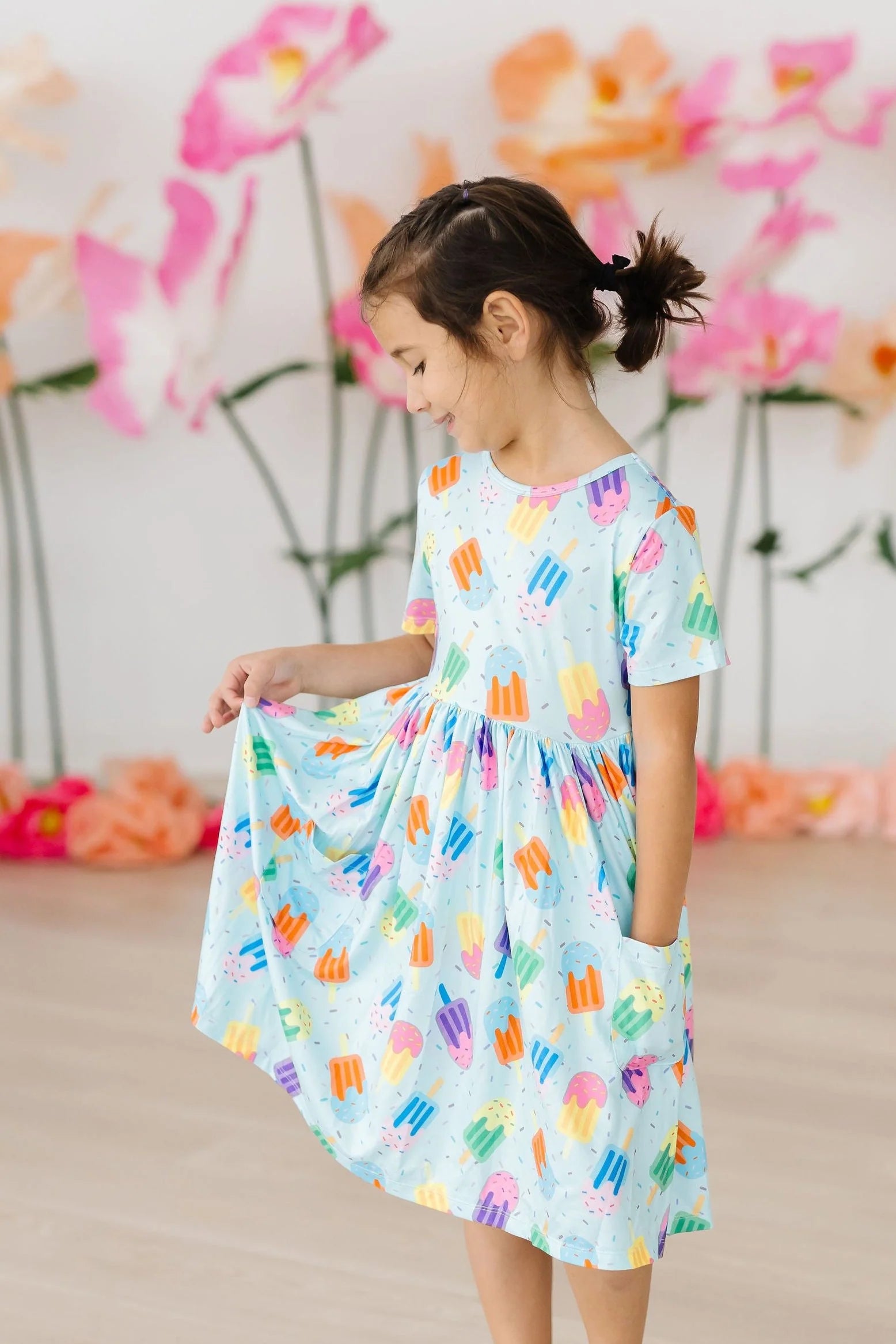 Sweet Treat S/S Pocket Twirl Dress 2T