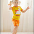 Super Llama Short Sleeve Pajama Set-L 4-5T
