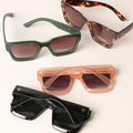 Oversized Square Shape Chunky Frame Sunglasses