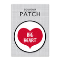 Personalized City Iron-On Patch - Big Heart-Waupaca