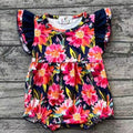 Midnight Bloom Infant Onesie - 12-18m