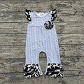Boho Cowhide Infant Romper by TwoCan - 0-3M