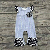 Boho Cowhide Infant Romper by TwoCan - 0-3M