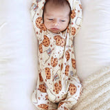 Cookie Cuddles Zipper Footie - nb